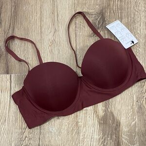 Jason Wu Multi-way Balconette Underwire Bra 36B Brick Brown